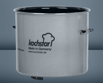 Central part enamelled without hole